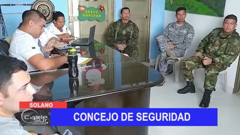 Concejo de seguridad en Solano