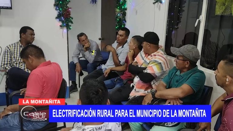 Electrificación rural para el municipio de La Montañita
