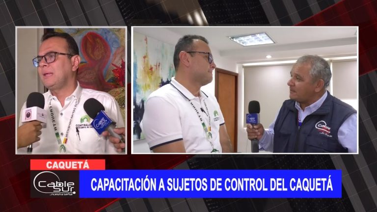 Capacitación a sujetos de control del Caquetá