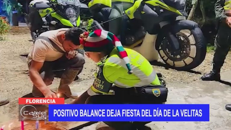 Positivo balance deja fiesta del día de la velitas