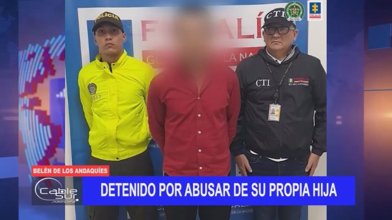 Detenido por abusar de su propia hija