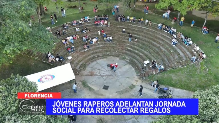 Jóvenes raperos adelantan jornada social para recolectar regalos