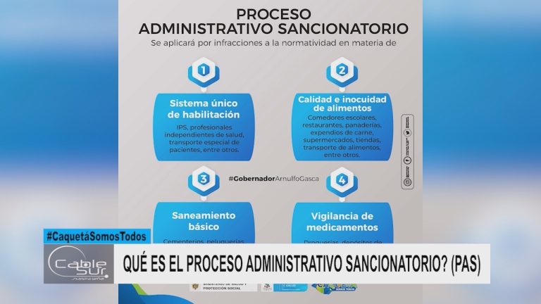 ¿Que es el Proceso Administrativo Sancionatorio (PAS)?