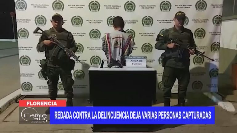 Redada contra la delincuencia deja varias personas capturadas