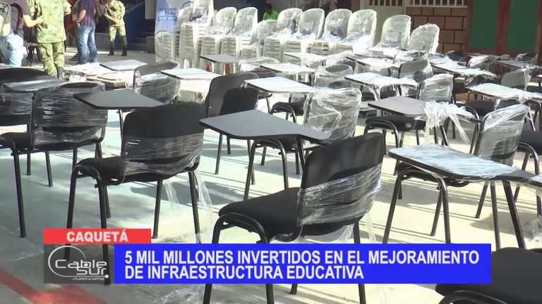 5 mil millones invertidos en el mejoramiento de infraestructura educativa