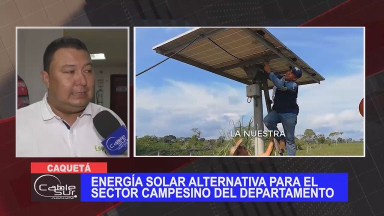 Energía solar alternativa para el sector campesino del departamento