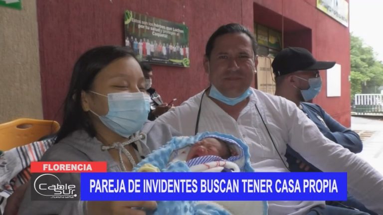 Pareja de invidentes buscan tener casa propia