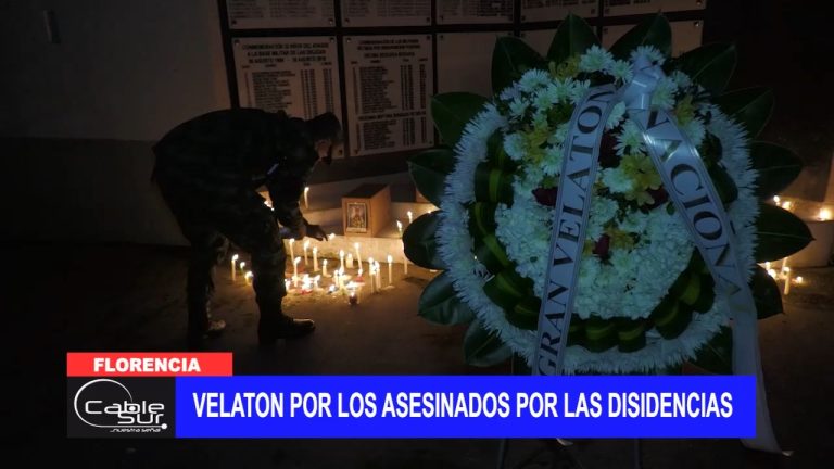 Velaton por los asesinados por las disidencias