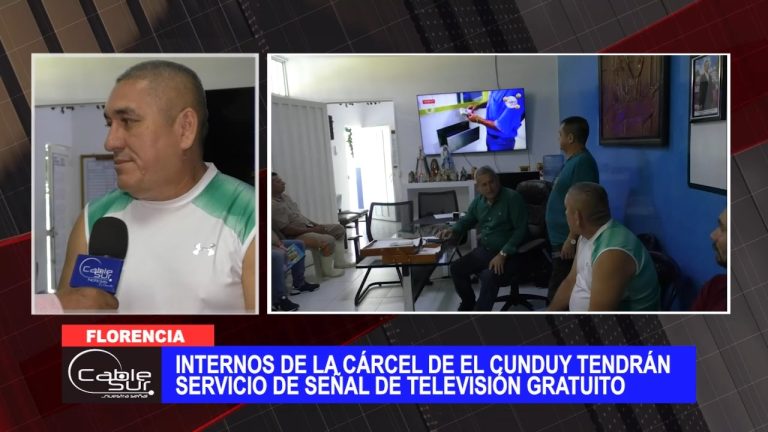 Internos de la cárcel de El Cunduy tendrán servicio de señal de televisión gratuito