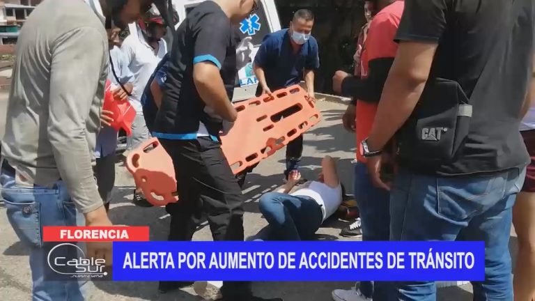 Alerta por aumento de accidentes de tránsito