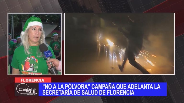 “No a la pólvora” campaña que adelanta la secretaría de salud de Florencia