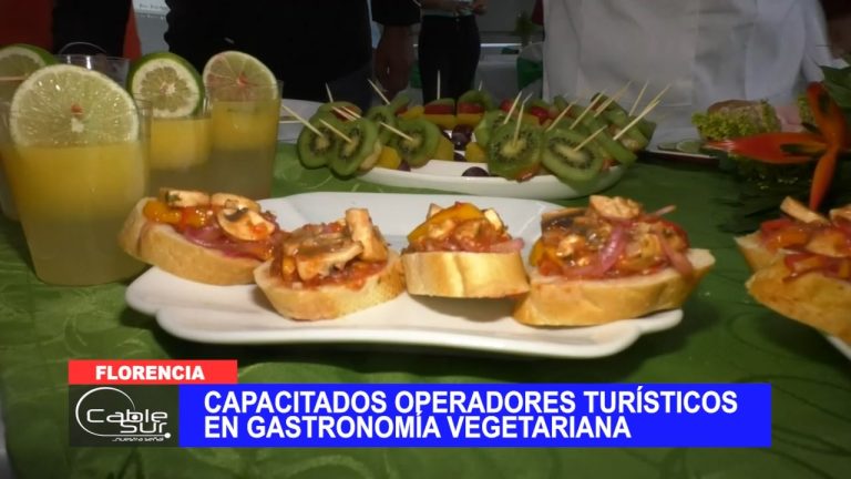 Capacitados operadores turísticos en gastronomía vegetariana