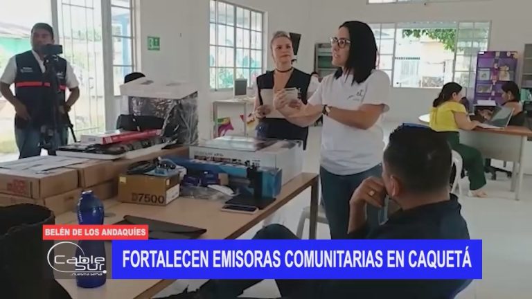 Fortalecen emisoras comunitarias en Caquetá