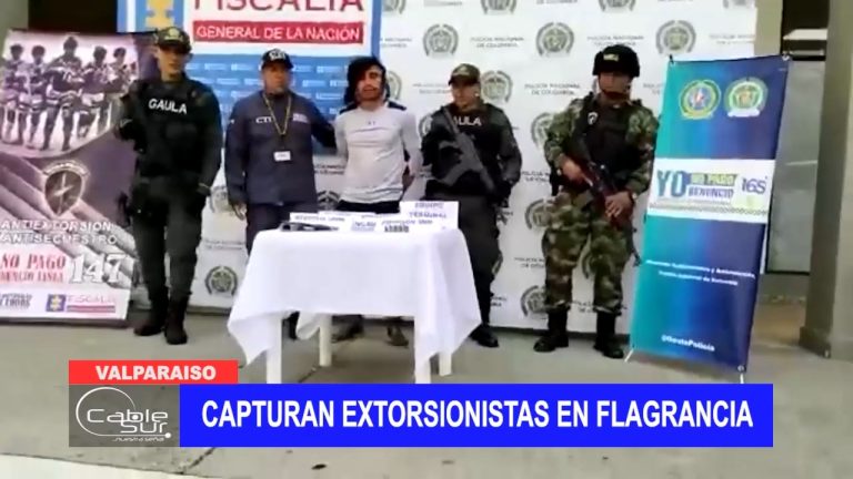 Capturan extorsionistas en flagrancia