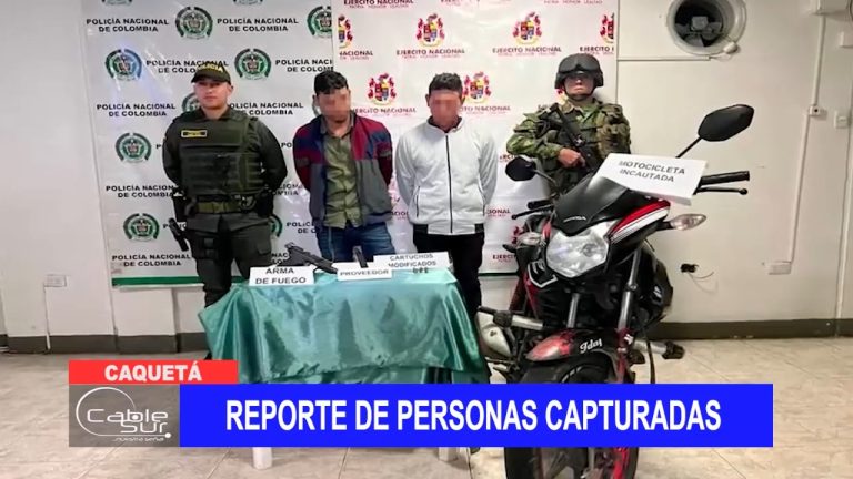 Reporte de personas capturadas