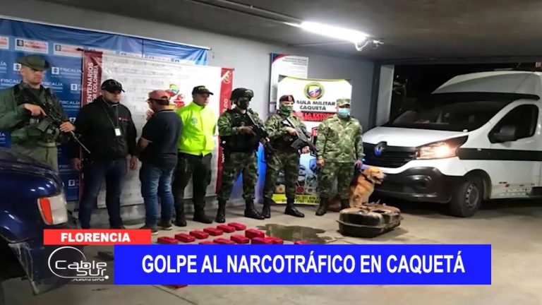<strong>Golpe al narcotráfico en Caquetá</strong>