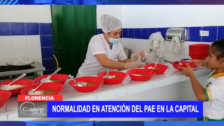 Normalidad en atención del PAE en la Capital