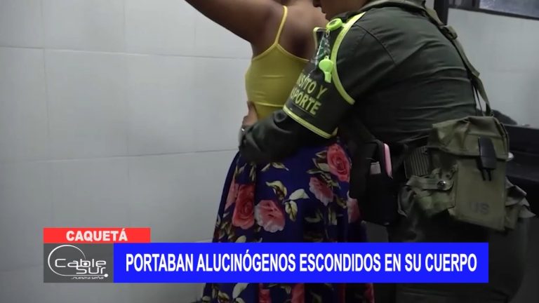<strong>Portaban alucinógenos escondidos en su cuerpo</strong>
