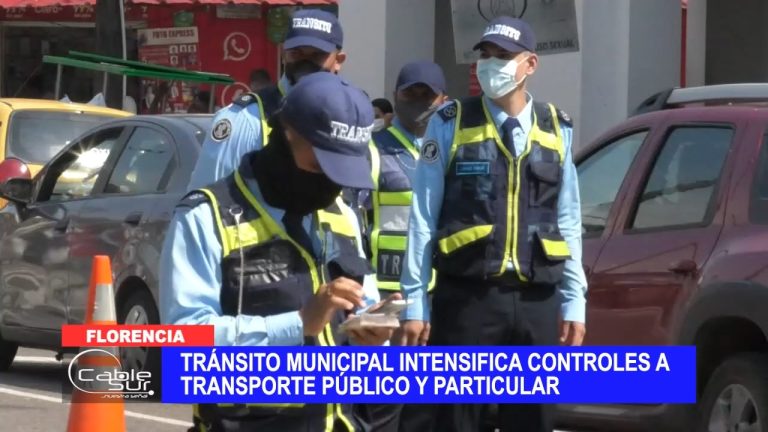 <strong>Tránsito municipal intensifica controles a transporte público y particular</strong>