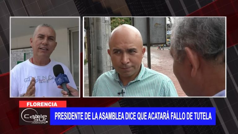 <strong>Presidente de la asamblea dice que acatará fallo de tutela</strong>
