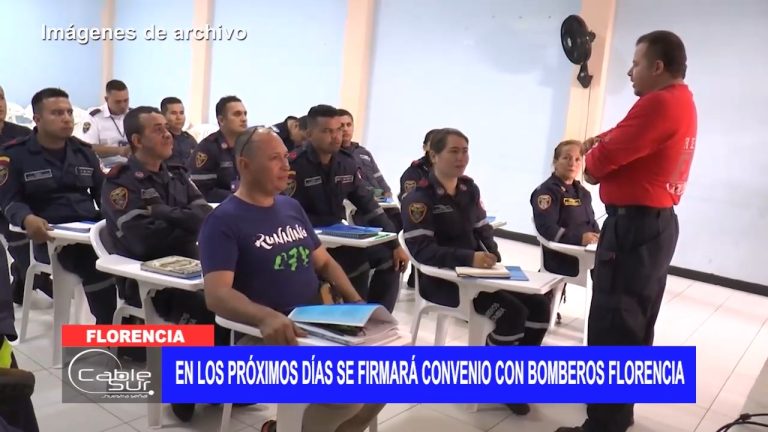 <strong>En los próximos días se firmará convenio con bomberos Florencia</strong>
