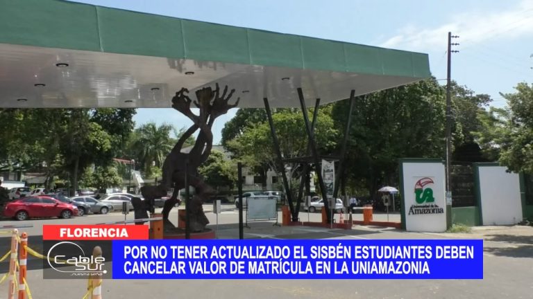 Por no tener actualizado el Sisbén estudiantes deben cancelar valor de matrícula en la Uniamazonia