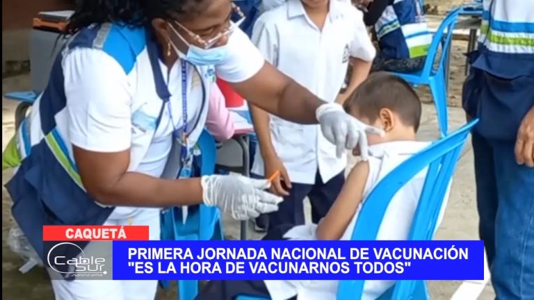 <strong>Primera jornada nacional de vacunación “Es la hora de vacunarnos todos”</strong>