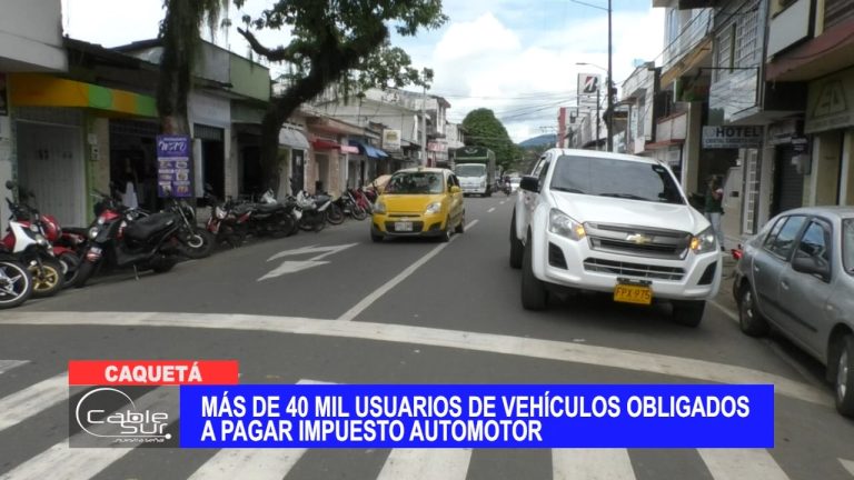 Más de 40 mil usuarios de vehículos obligados a pagar impuesto automotor