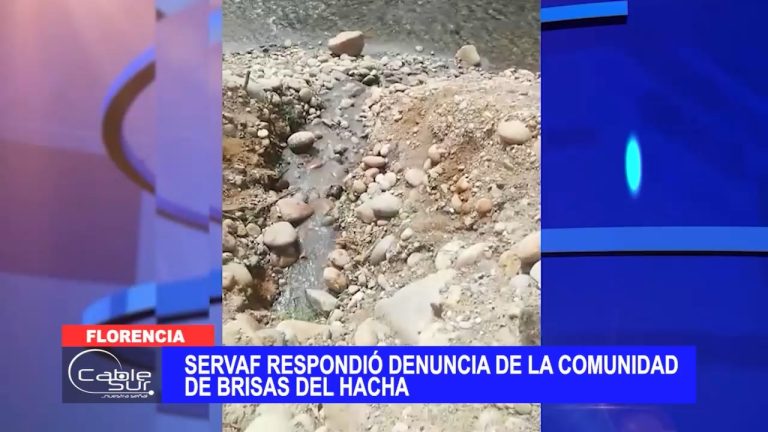 Servaf respondió denuncia de la comunidad de Brisas Del Hacha