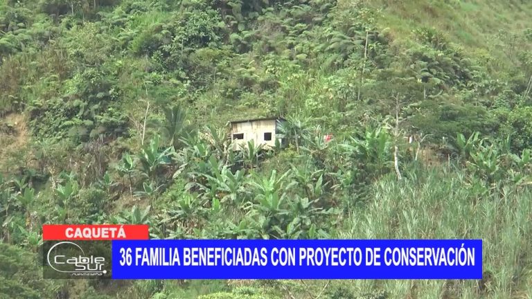 36 familia beneficiadas con proyecto de conservación
