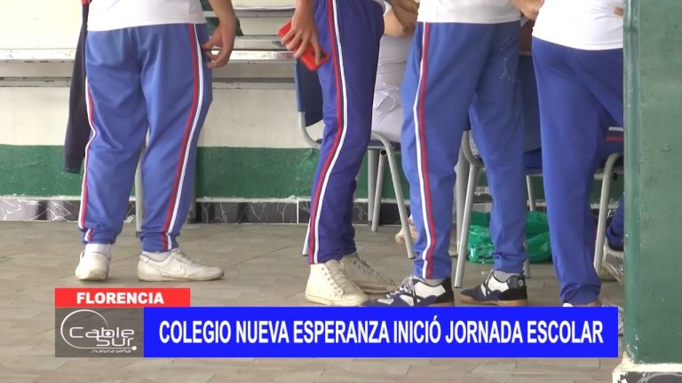 <strong>Colegio Nueva Esperanza inició jornada escolar</strong>