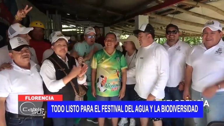 Todo listo para el festival del agua y la biodiversidad