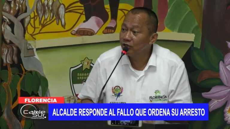 Alcalde responde al fallo que ordena su arresto