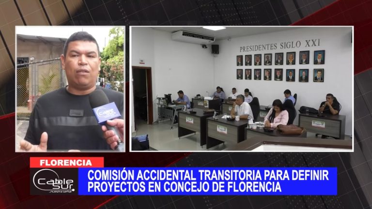 Comisión accidental transitoria para definir proyectos en concejo de Florencia