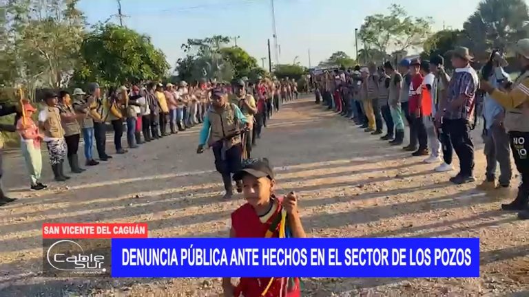 Denuncia pública ante hechos en el sector de Los Pozos
