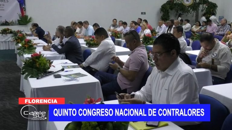 Quinto congreso nacional de contralores en Florencia