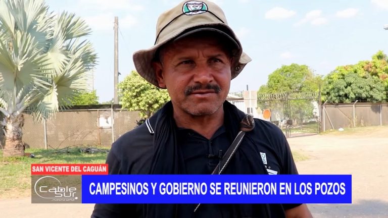 Campesinos y Gobierno se reunieron en Los Pozos