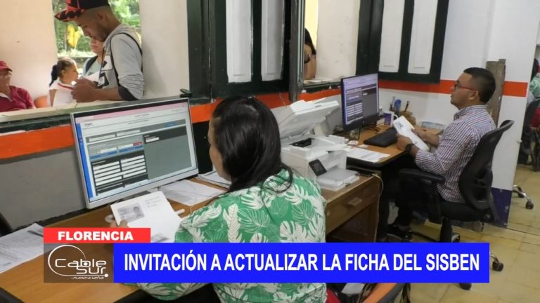 Invitación a actualizar la ficha del Sisben