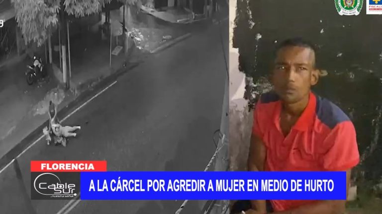 <strong>A la cárcel por agredir a mujer en medio de hurto</strong>