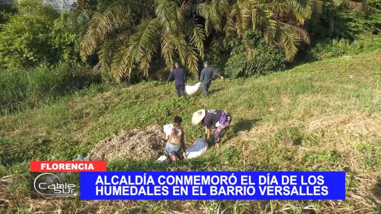 Alcaldía conmemoró el día de los humedales en el Barrio Versalles