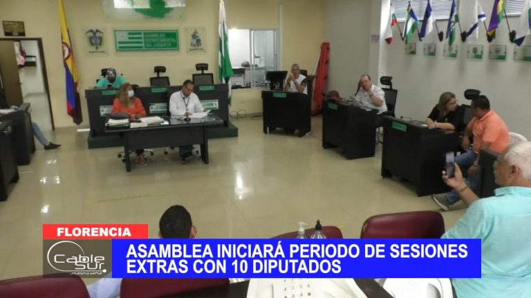 Asamblea iniciará periodo de sesiones extras con 10 diputados