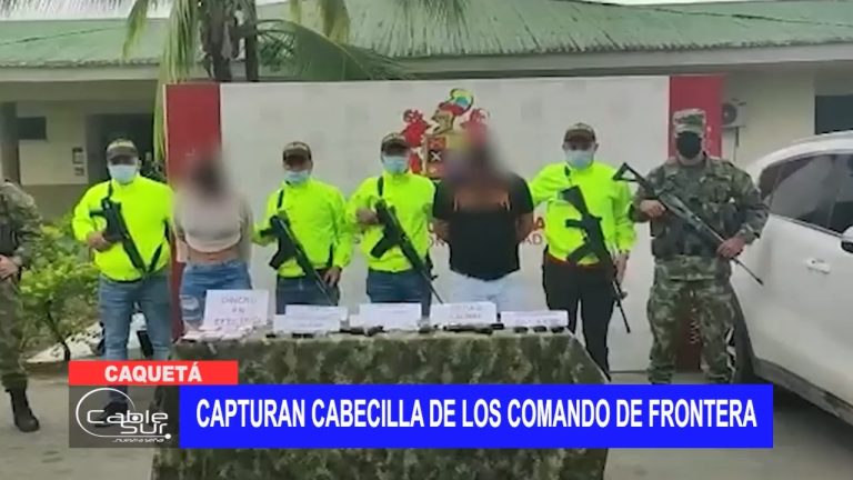 Capturan cabecilla de los comandos de frontera