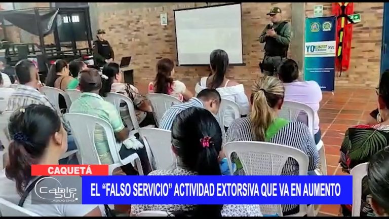 El “falso servicio” actividad extorsiva que va en aumento