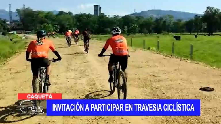 Invitación a participar en travesía ciclística