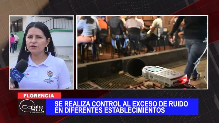 Se realiza control al exceso de ruido en diferentes establecimientos