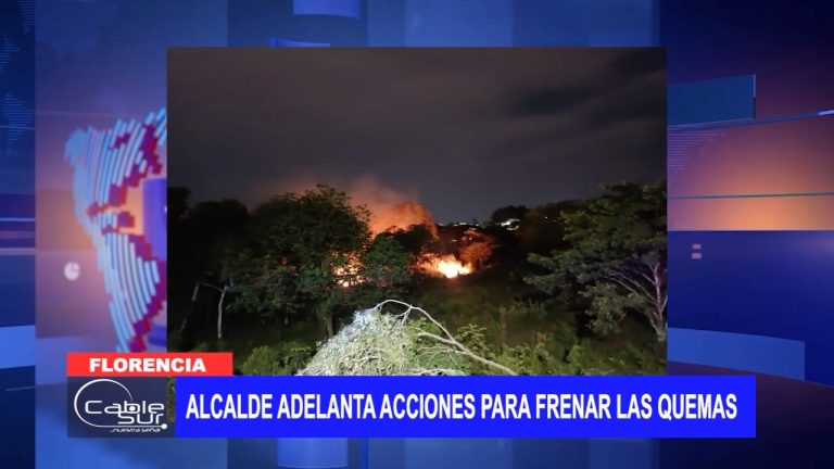 Alcalde adelanta acciones para frenar las quemas