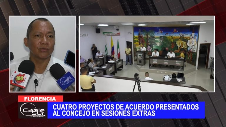 Cuatro proyectos de acuerdo presentados al concejo en sesiones extras