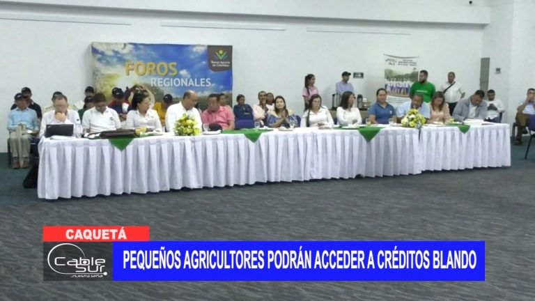 Pequeños agricultores podrán acceder a créditos blandos