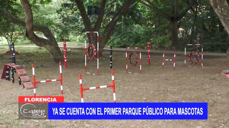 Florencia ya cuenta con el primer parque público para mascotas