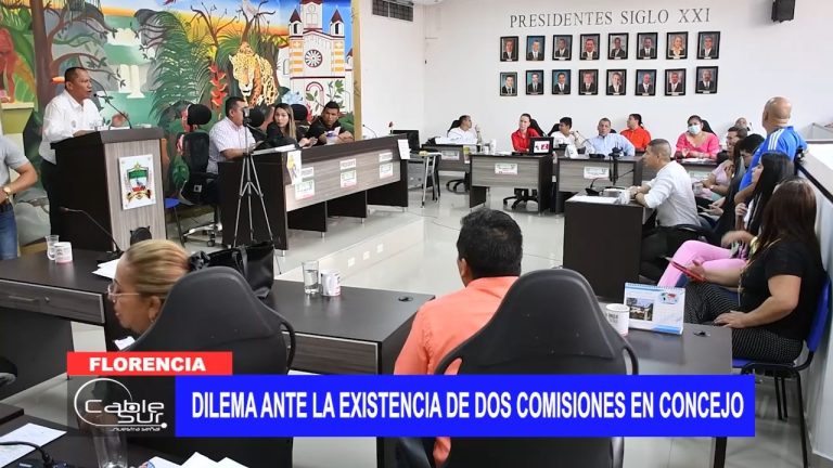 Dilema ante la existencia de dos comisiones en concejo